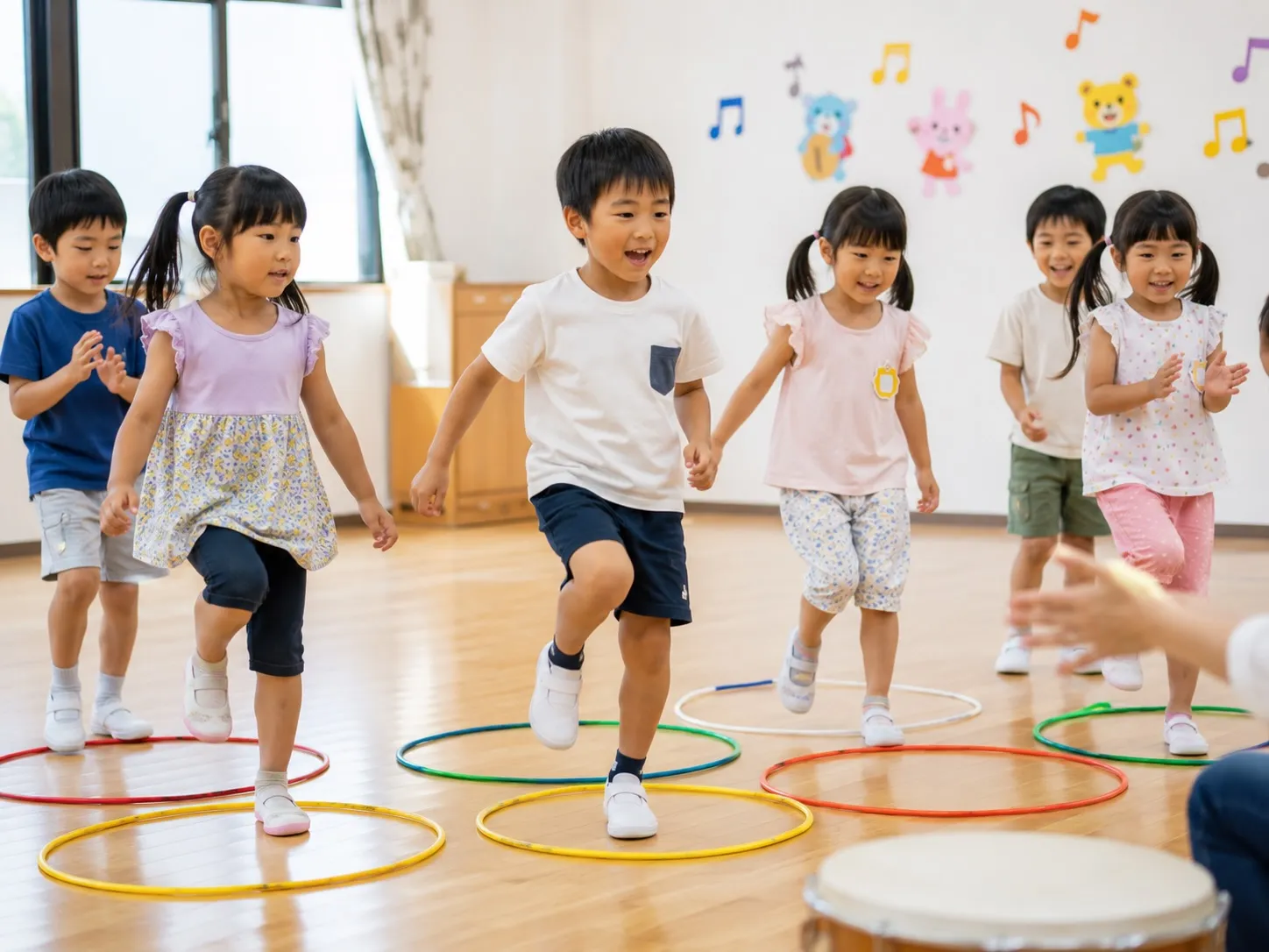 リズム感がいい子は、動きも変わる。