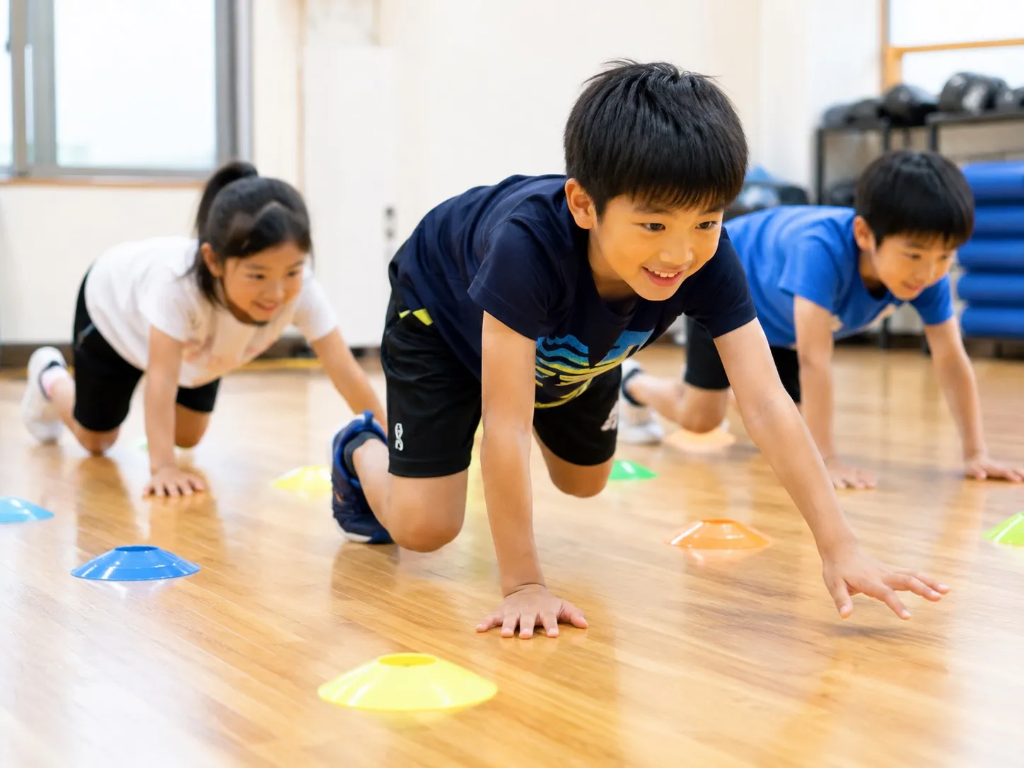 【四つ這い運動が、体の土台を作る。