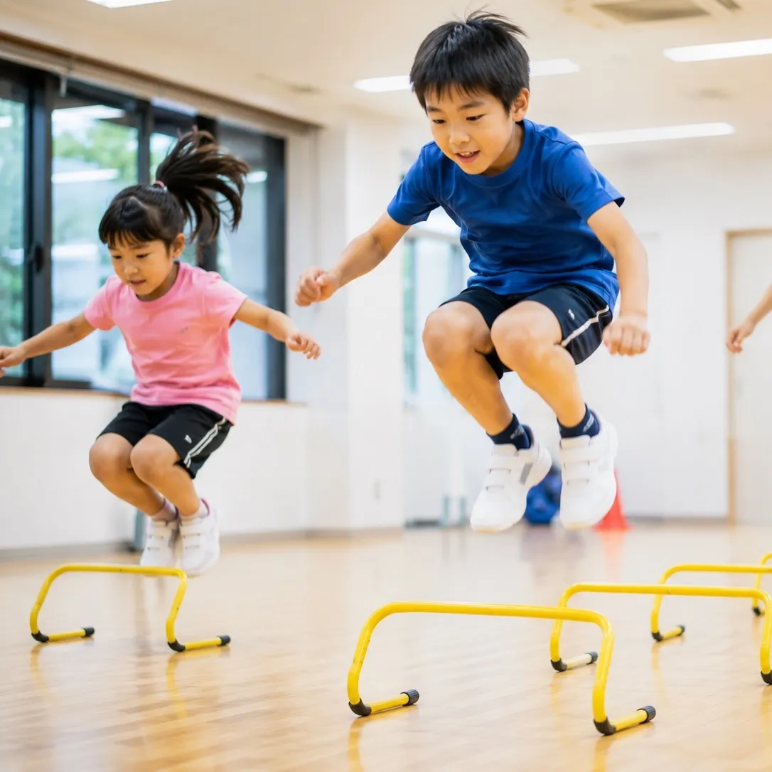 【ジャンプ運動は、運動神経にも成長にも大切。